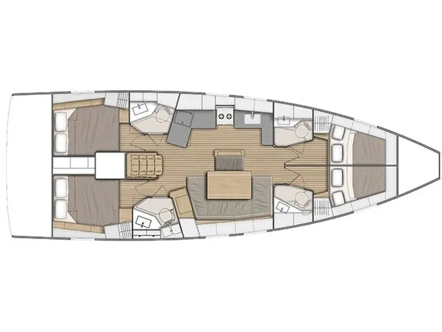 Oceanis 46.1 LUNA MARIS — jahtikuva 3