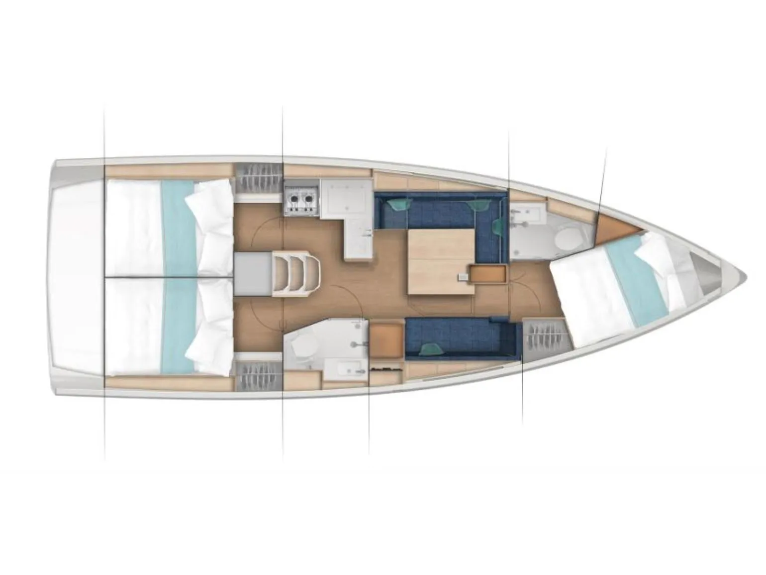 Sun Odyssey 380 Giulietta e Romeo - Comfort line — foto dello yacht n. 2