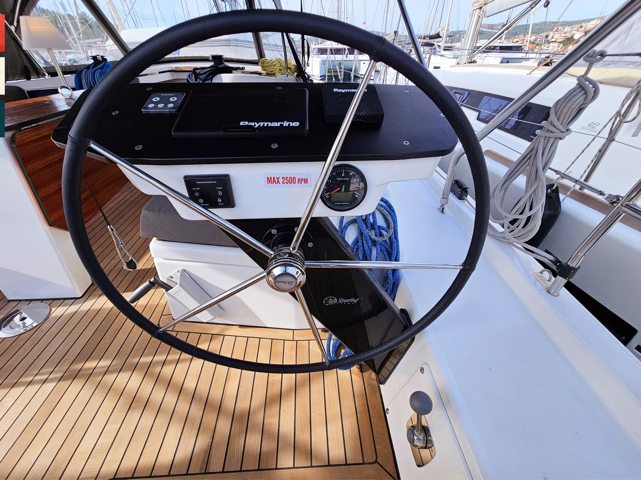Dufour 41 Kaya (A/C & gen) — fotografia jachty 38