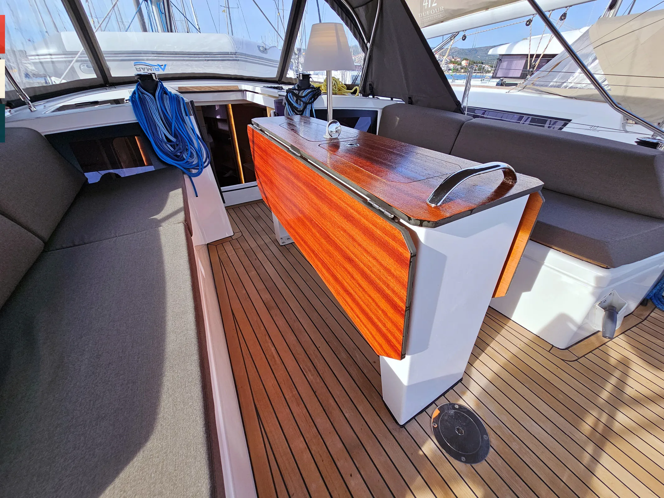 Dufour 41 Kaya (A/C & gen) — fotografia jachty 37