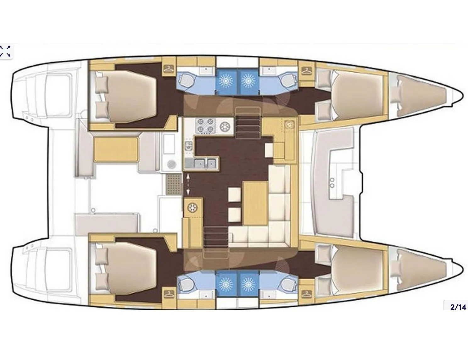 Lagoon 450 Fly ArMarg — jahtikuva 33