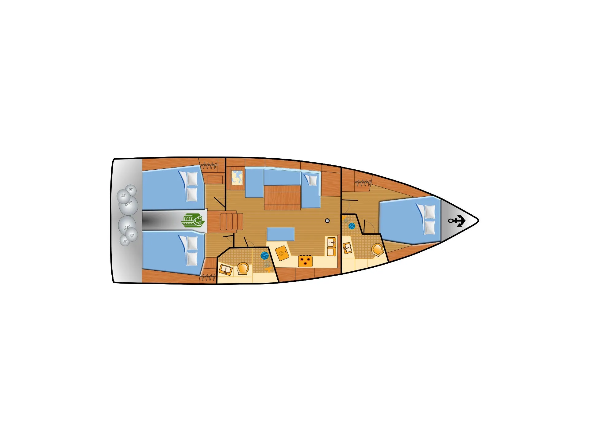Oceanis 40.1 Elisa — yacht photo 5