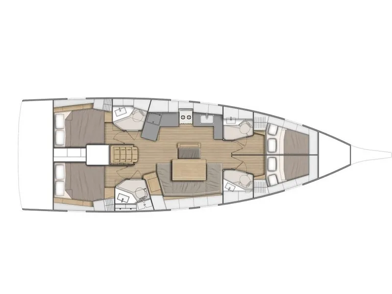 Oceanis 46.1 LFK-461 — fotografia jachty 2
