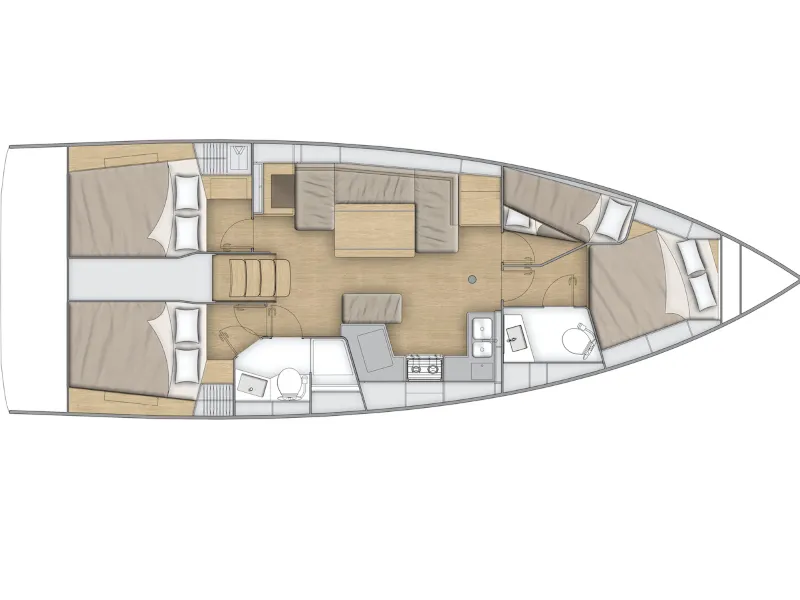 Oceanis 40.1 Aglaia — фотография яхты 16