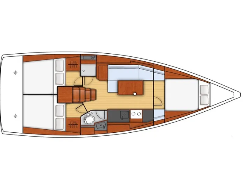 Oceanis 38 Chiara — фотография яхты 3