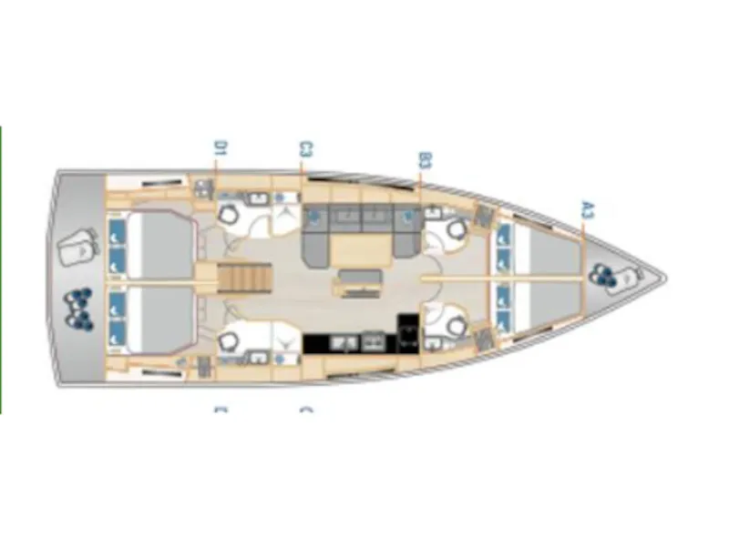 Hanse 460 Janina — φωτογραφία σκάφους 2