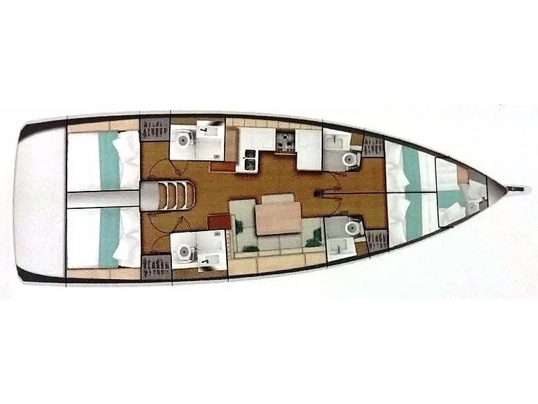 Sun Odyssey 490 Bellatrix — yachtbillede 2