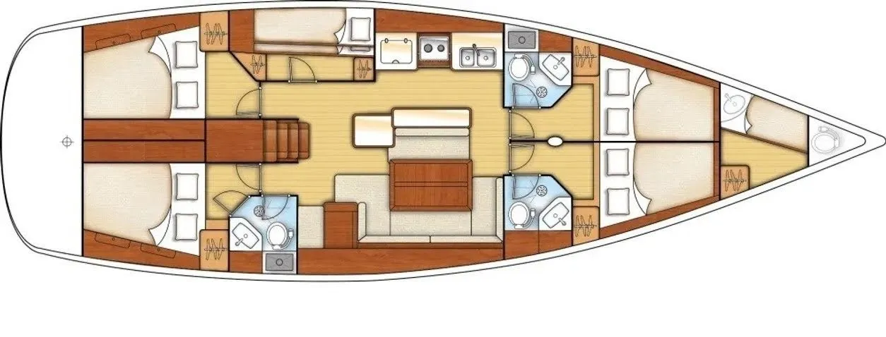 Oceanis 50 Family Seladon II — Yachtfoto 15