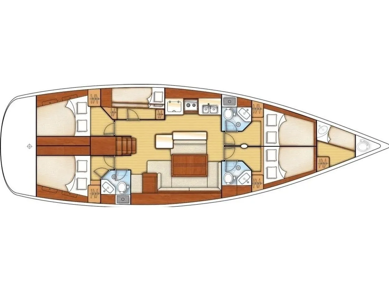 Oceanis 50 Family Seladon II — Yachtfoto 6