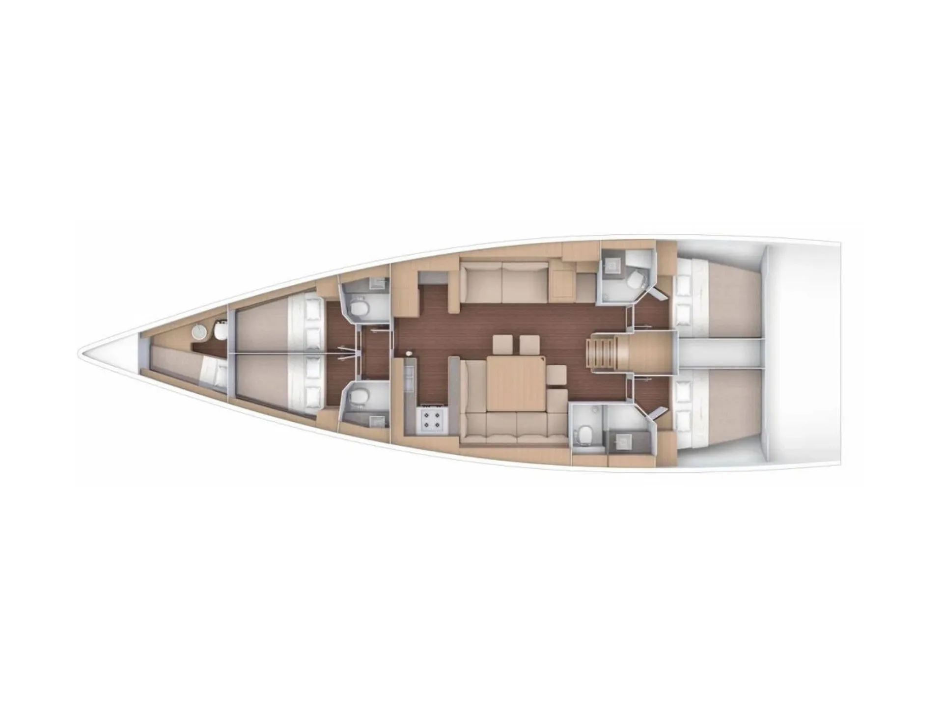 Dufour 56 Exclusive RAZZMATAZZ — yacht photo 2