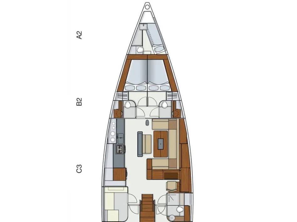 Hanse 575 BenSwiss — jahtikuva 2