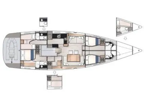 Jeanneau 65 Uranos — yacht photo 11