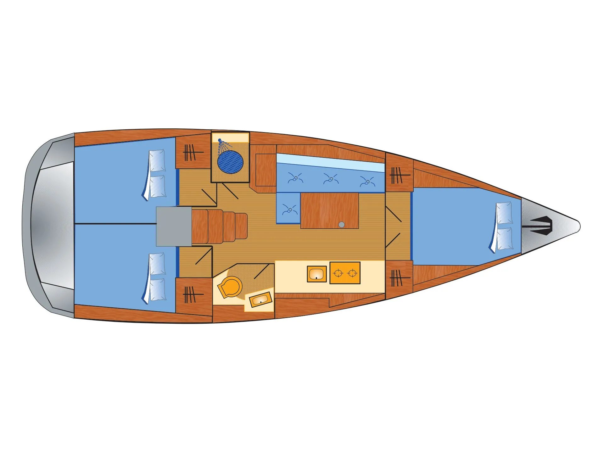 Oceanis 38.1 Tena — фотография яхты 15