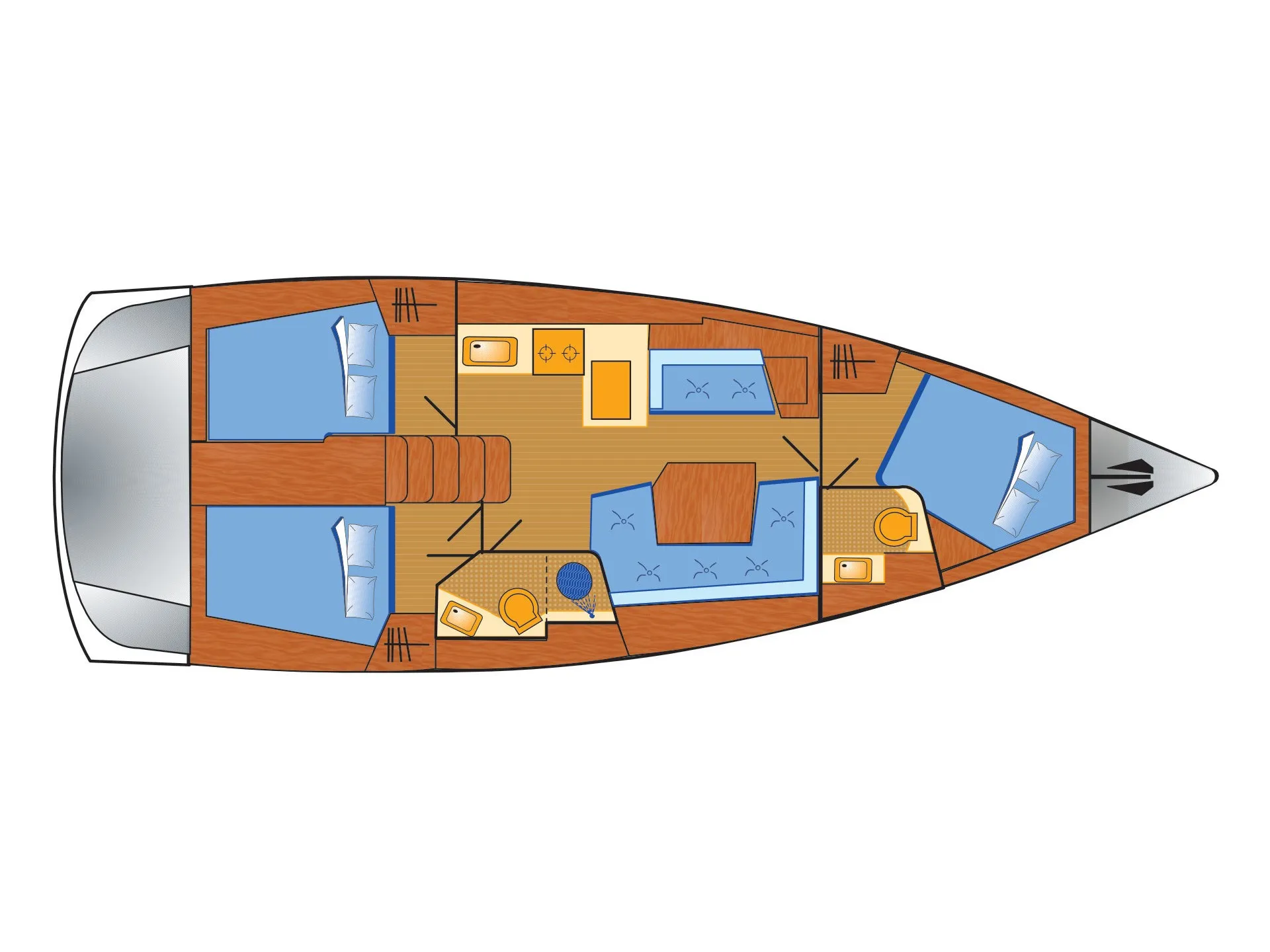 Oceanis 41.1 Pauline — фотография яхты 17
