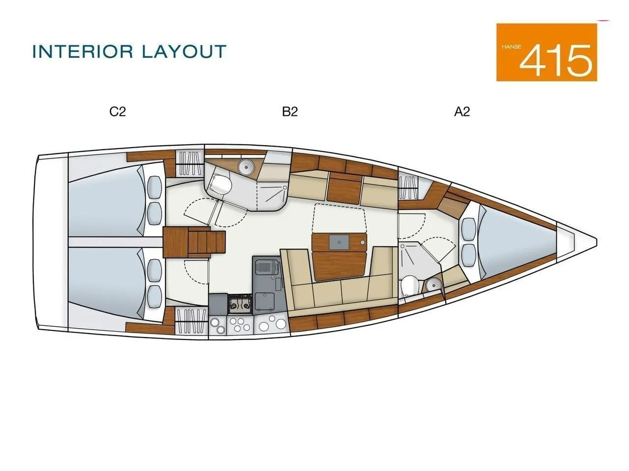 Hanse 415 Kraken — yacht photo 8