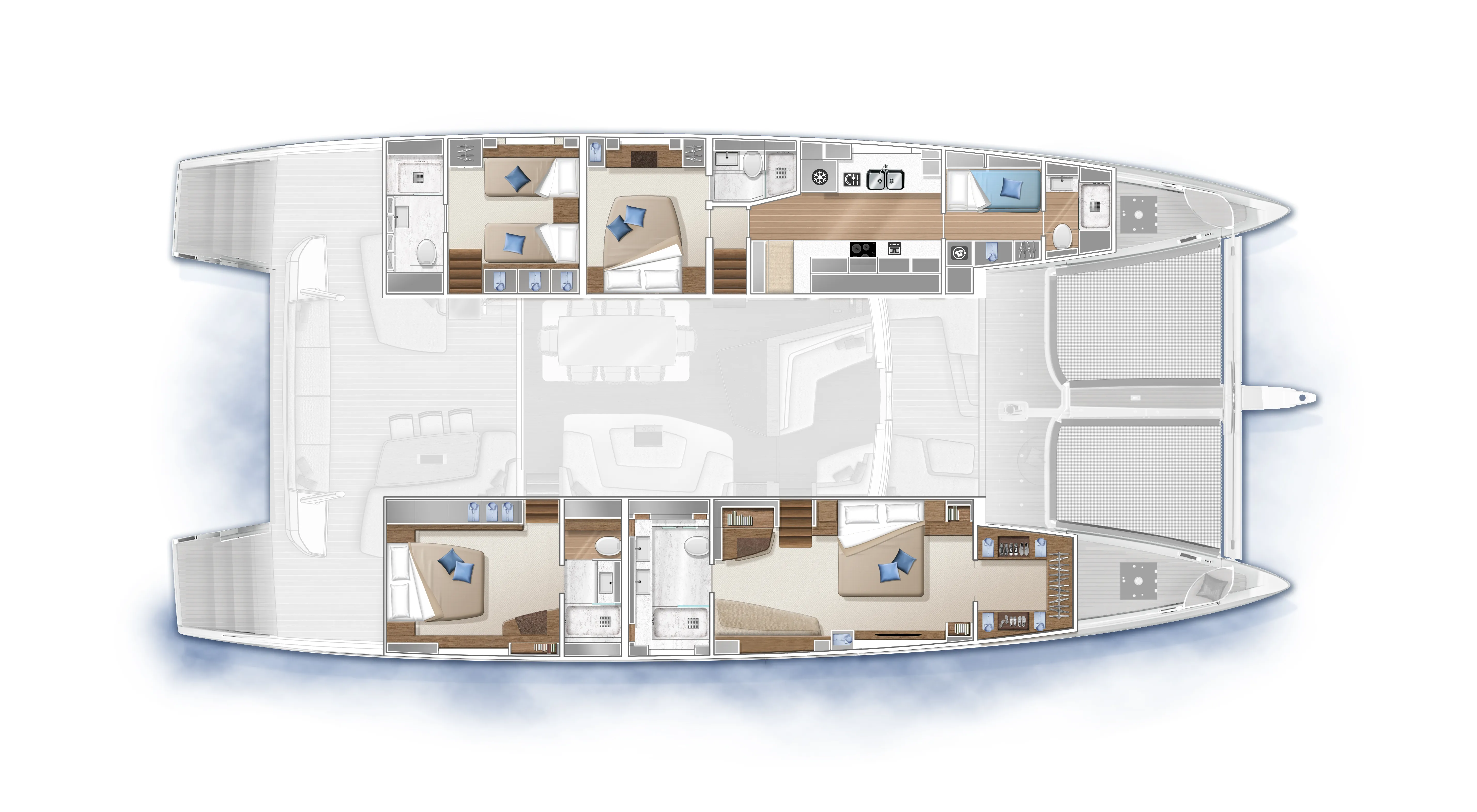 Lagoon Seventy 7 LA DESIRADE — yacht photo 2