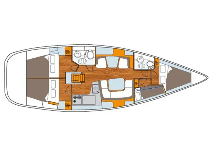Sun Odyssey 43 Evangelos — фотография яхты 16