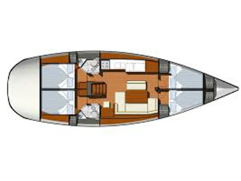 Sun Odyssey 44 i AF-SO44i — фотография яхты 3