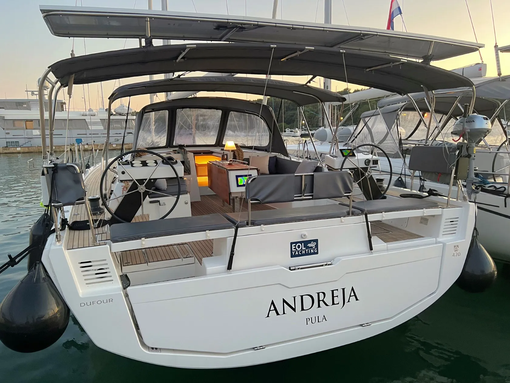 Dufour 470 Andreja — фотография яхты 2