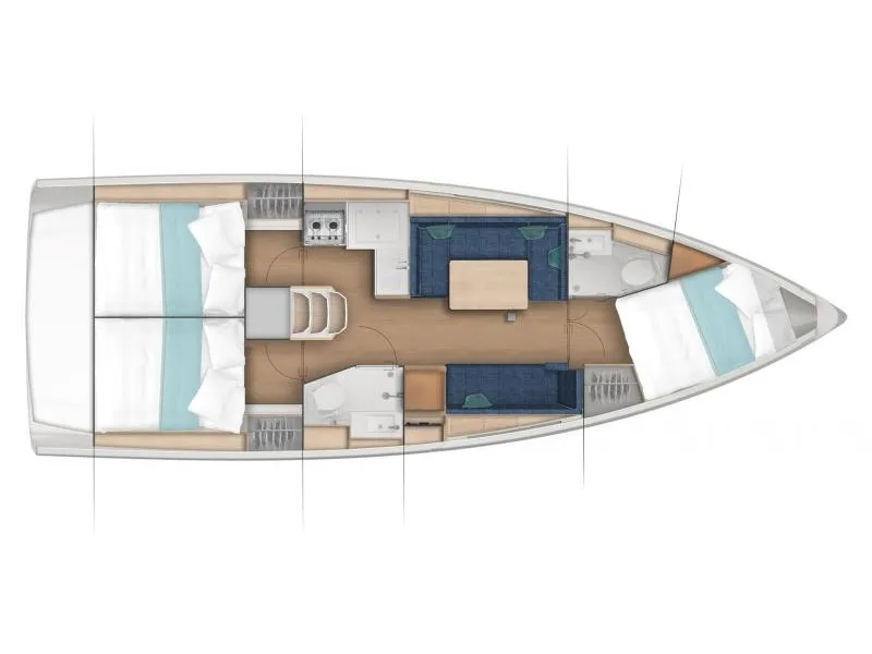 Sun Odyssey 380 Euforica — yacht photo 4