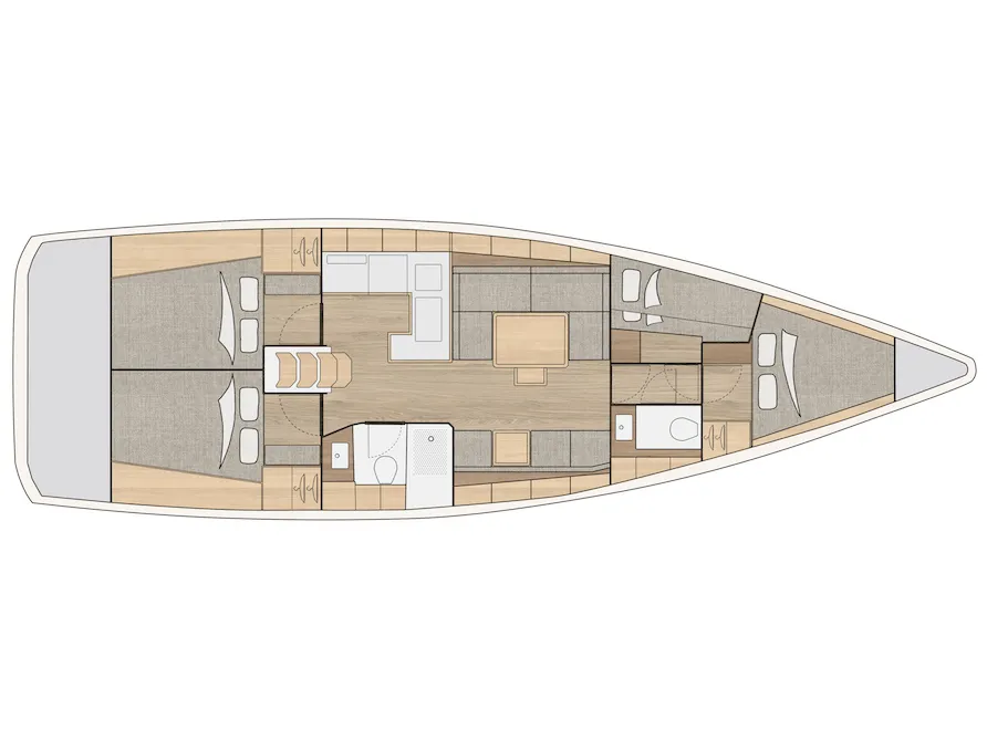 Salona 46 FLORA — фотография яхты 3