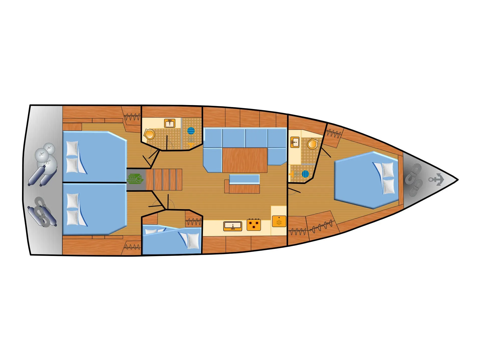 Hanse 460 Wilson — yacht photo 5