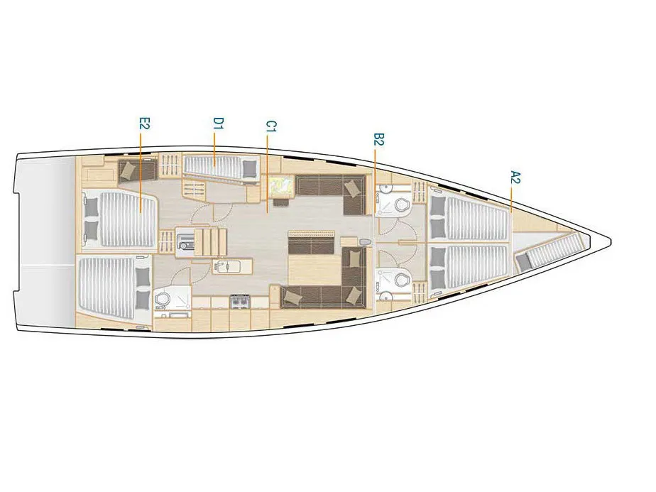 Hanse 548 Playa — фотография яхты 3