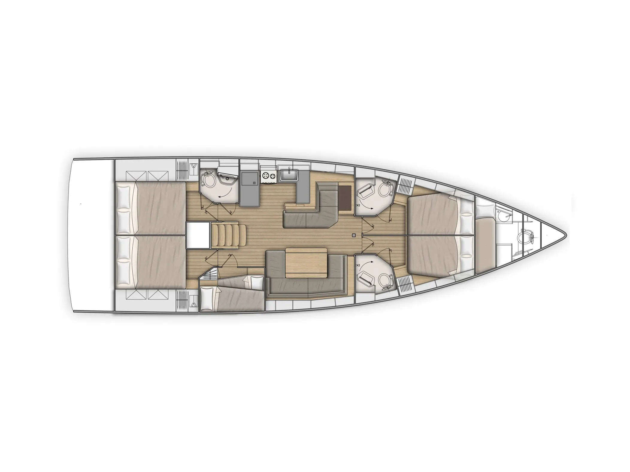 Oceanis 51.1 First Heartbeat — yacht photo 13