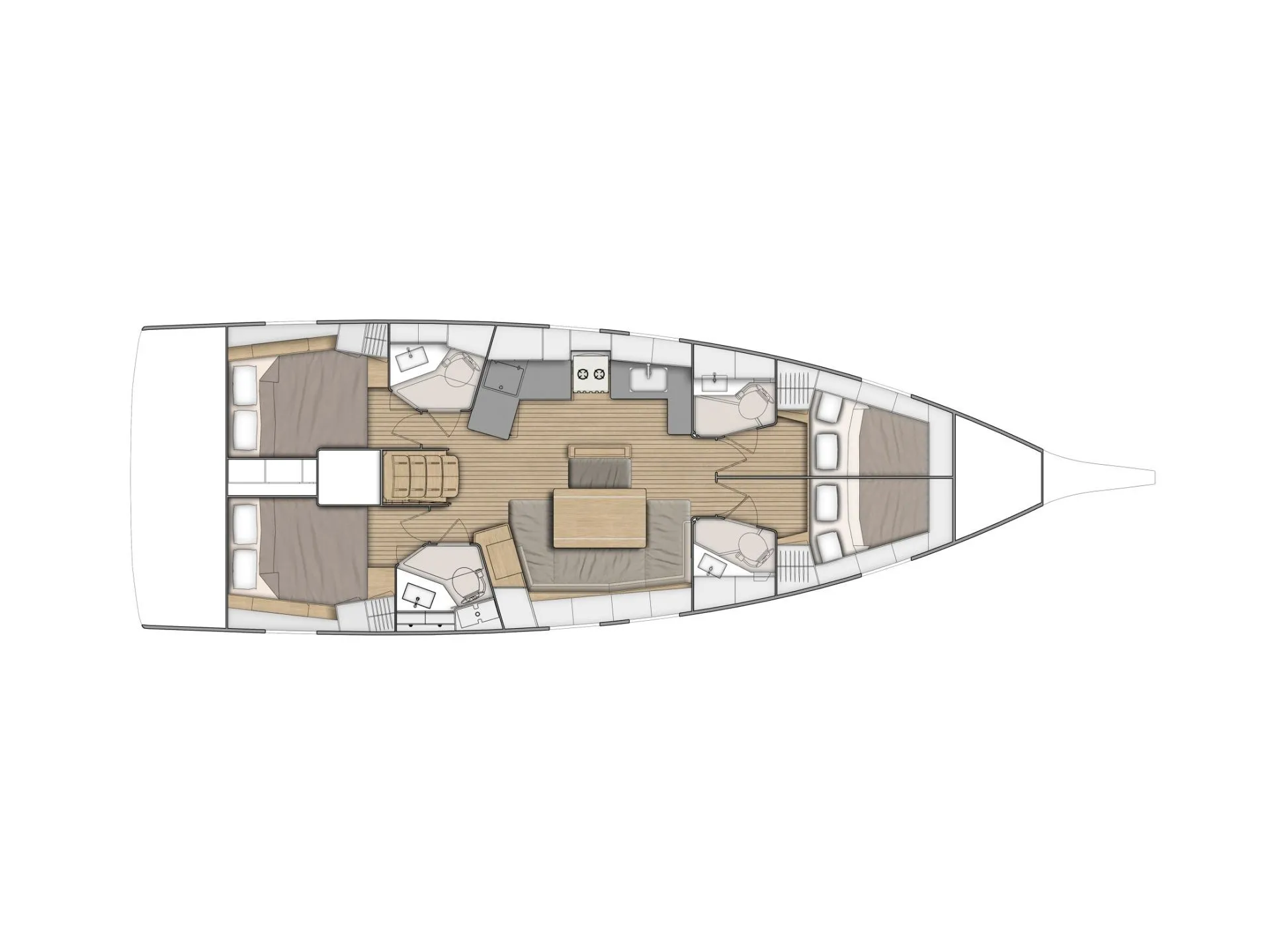 Oceanis 46.1 First Kiss — yacht photo 9