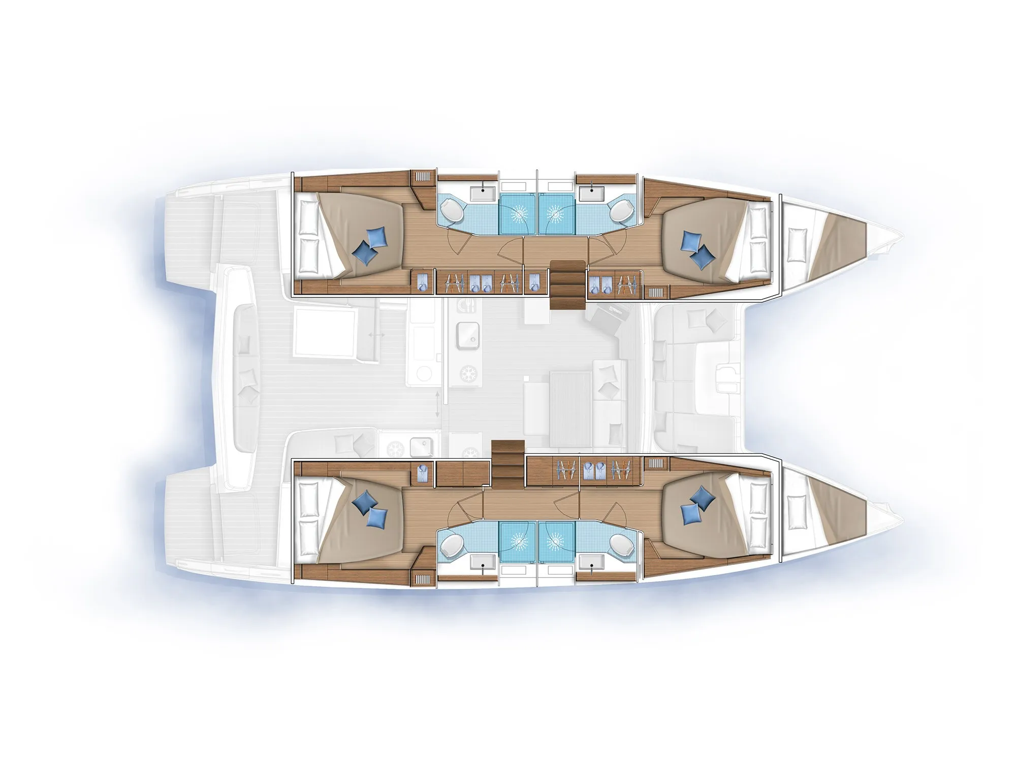 Lagoon 46 First Care — фотография яхты 13