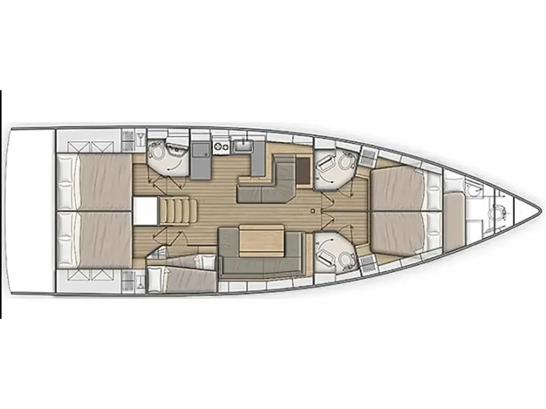 Oceanis 51.1 All Blue II — foto dello yacht n. 2