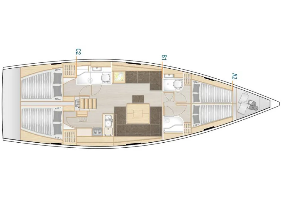 Hanse 458 Hydra — fotografia jachty 2