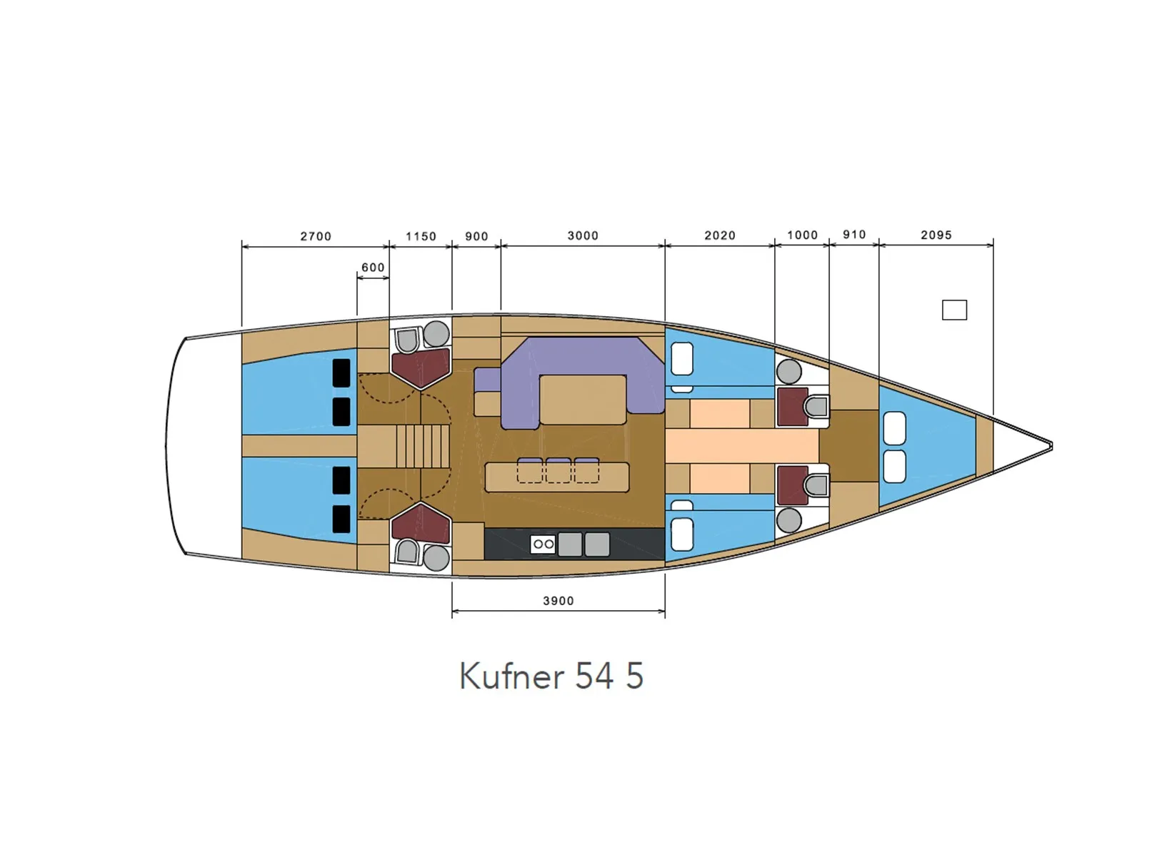 D&D Kufner 54 Exclusive Kaiba — снимка на яхтата 2