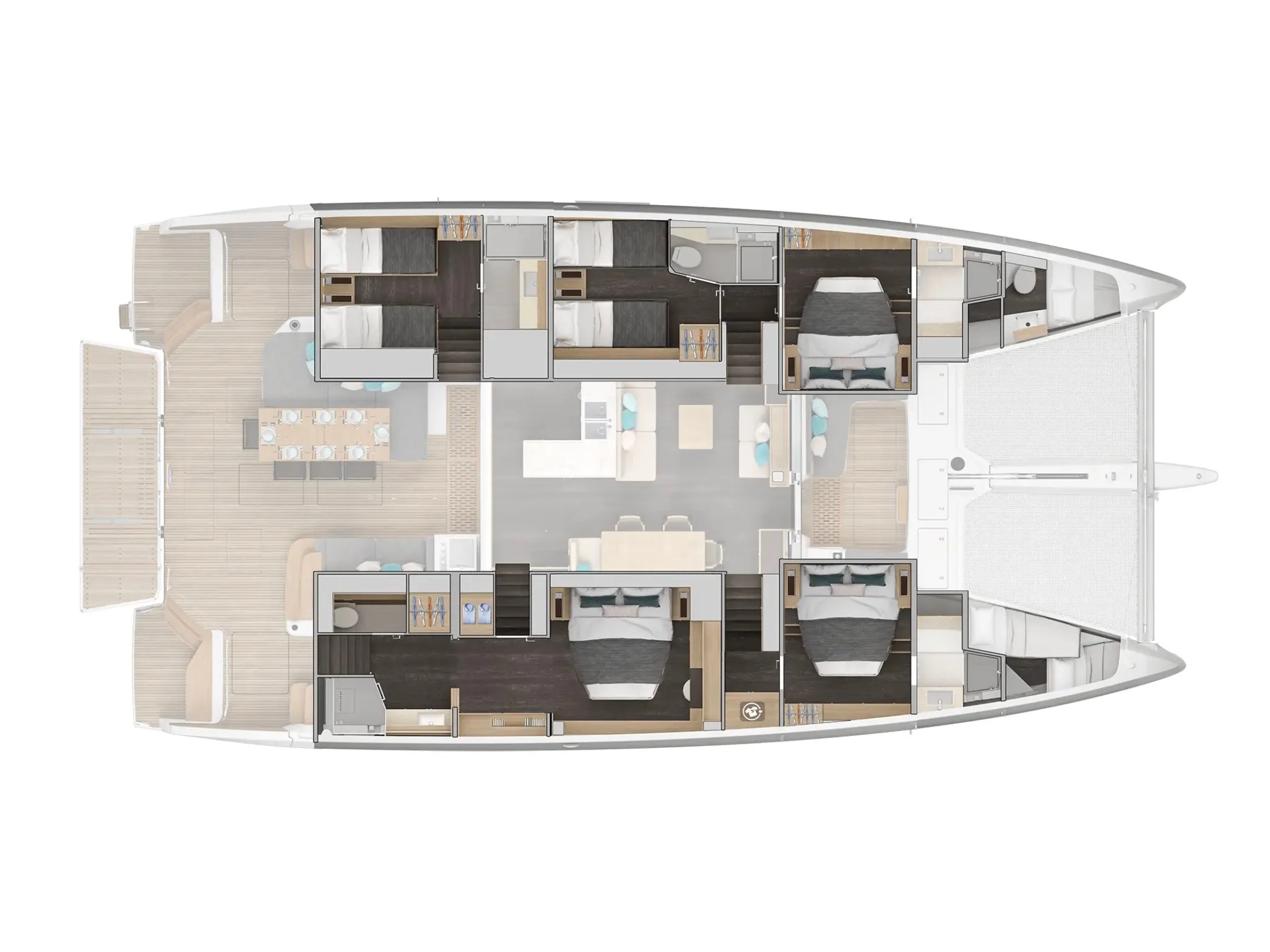 Lagoon 60 Montecristo (MAR) - FIRST CLASS — снимка на яхтата 5