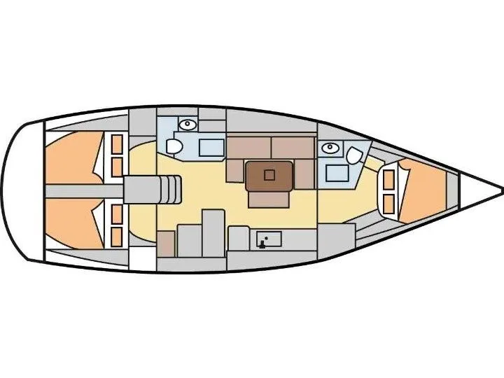 Dufour 405 Grand Large Daphne-S — jahtikuva 2