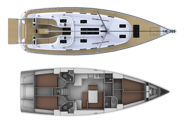 Bavaria Cruiser 45 Nouvelle Vague — jachtfoto 25