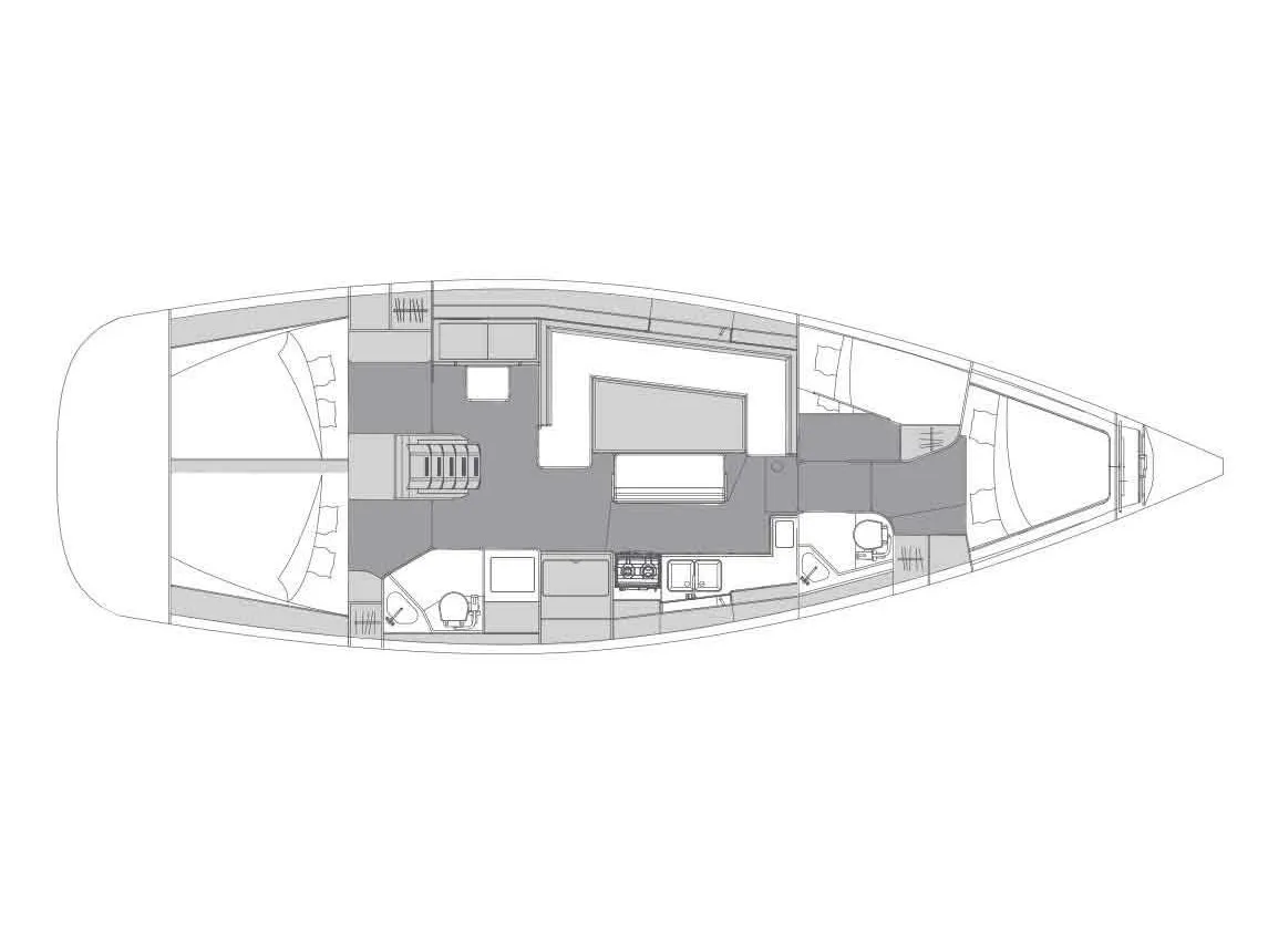 Elan Impression 45.1 Corgi — Yachtfoto 2