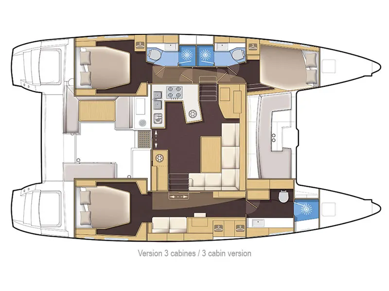 Lagoon 450 Didyme - Standard line — foto dello yacht n. 6