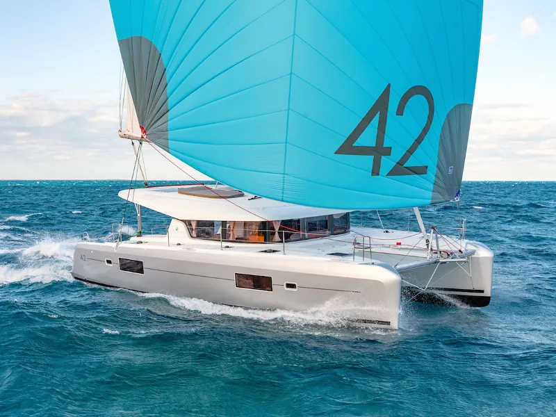 Lagoon 42 Athens: Forward Cabin # 2 (Cabin Charter 2 pax) FULLY CREWED, ALL INCLUSIVE — фотография яхты 1