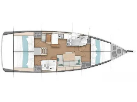 Sun Odyssey 440 URI — снимка на яхтата 2