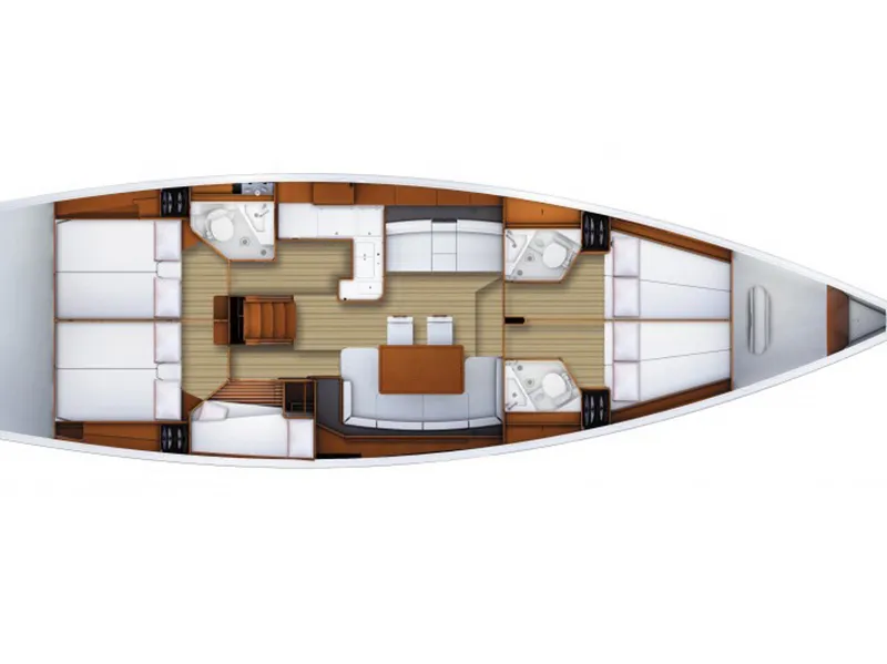Jeanneau 53 Zeus — yacht photo 19