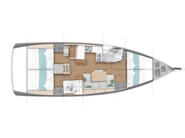 Sun Odyssey 440 PROUD MARY — фотография яхты 11