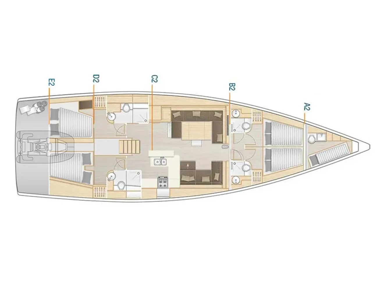 Hanse 588 Nausicaa II — yacht photo 21