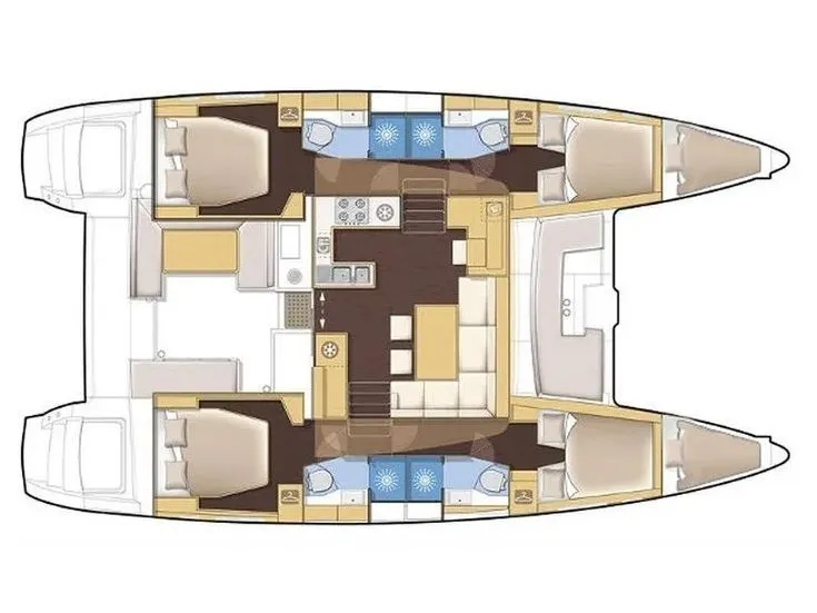 Lagoon 410 S2 Aloha — jachtfoto 18