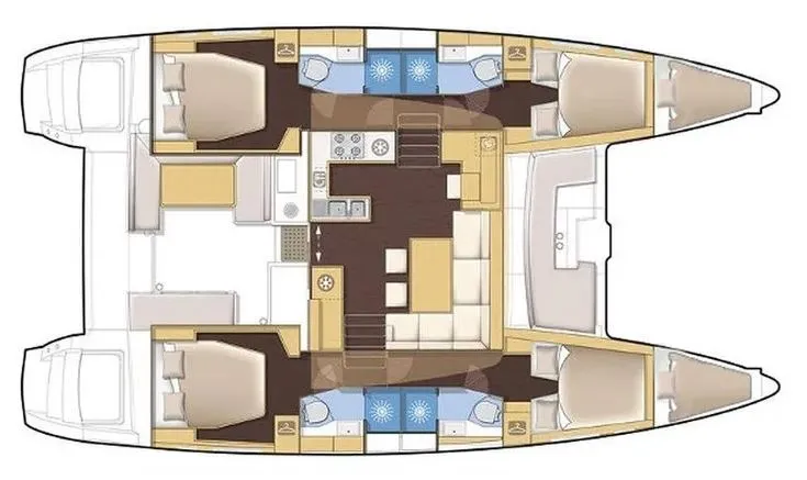Lagoon 410 S2 Aloha — jachtfoto 21