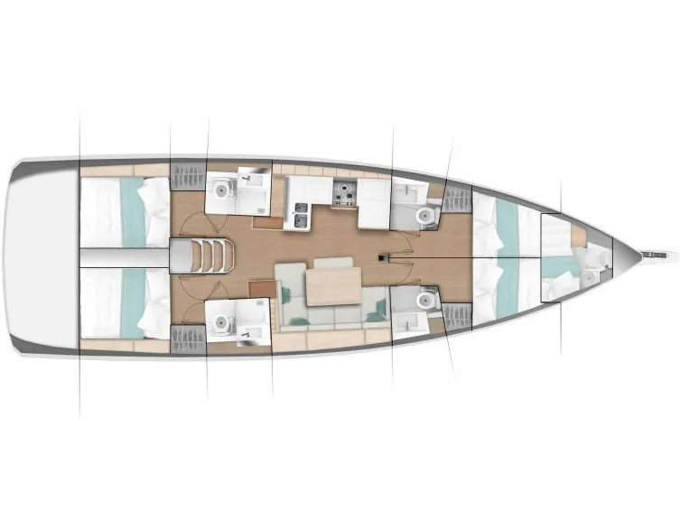 Sun Odyssey 490 PNOE — yacht photo 3
