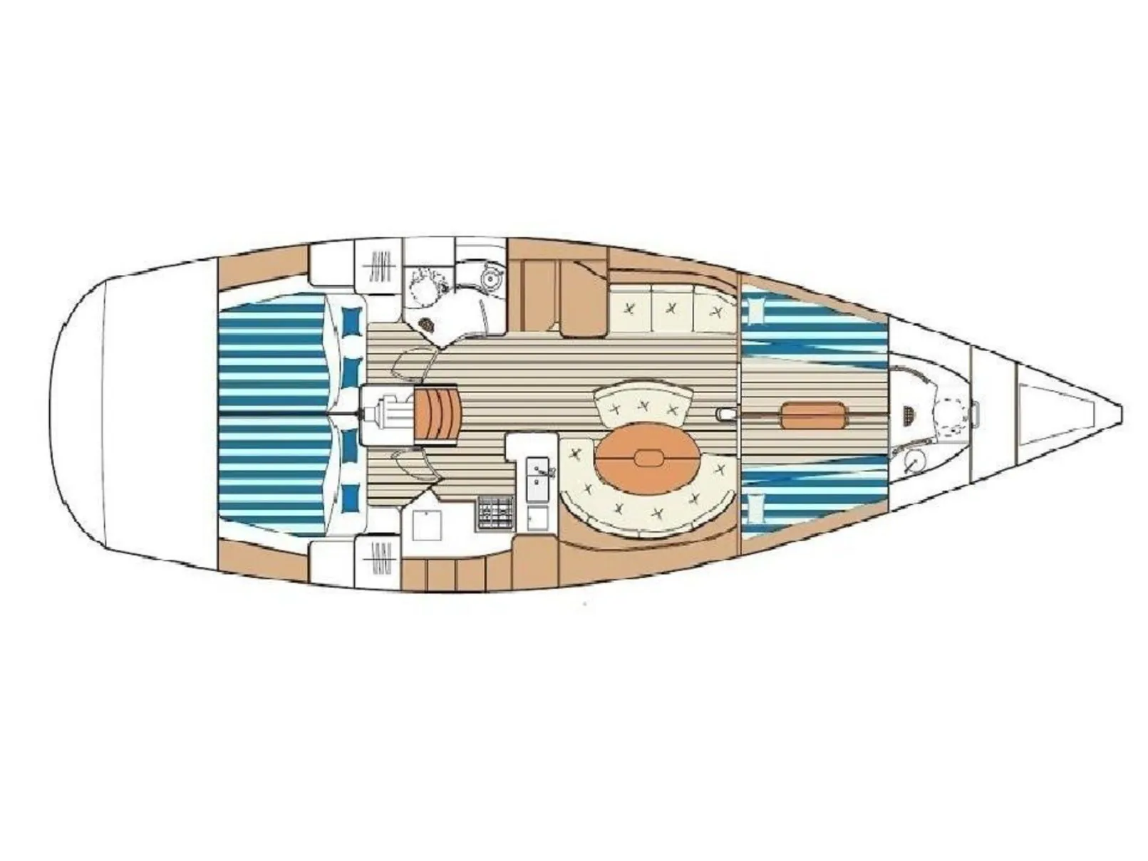First 47.7 Blue Dawn — yacht photo 4