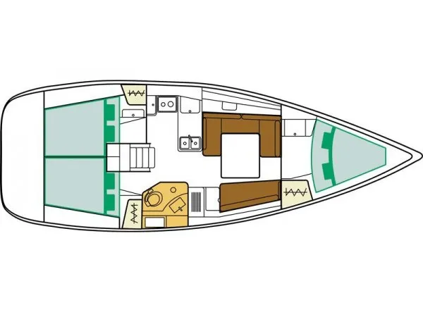 Oceanis 37 Tristaina — foto dello yacht n. 18