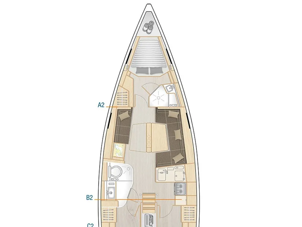 Hanse 418 Aloisia — фотография яхты 2