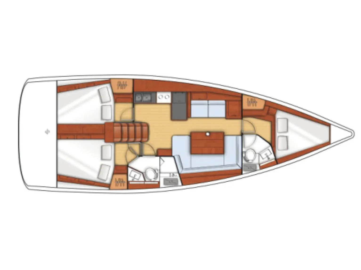 Oceanis 41 Tina — фотография яхты 7